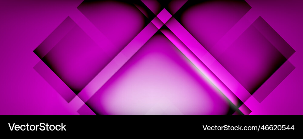Light and shadow squares lines abstract Royalty Free Vector
