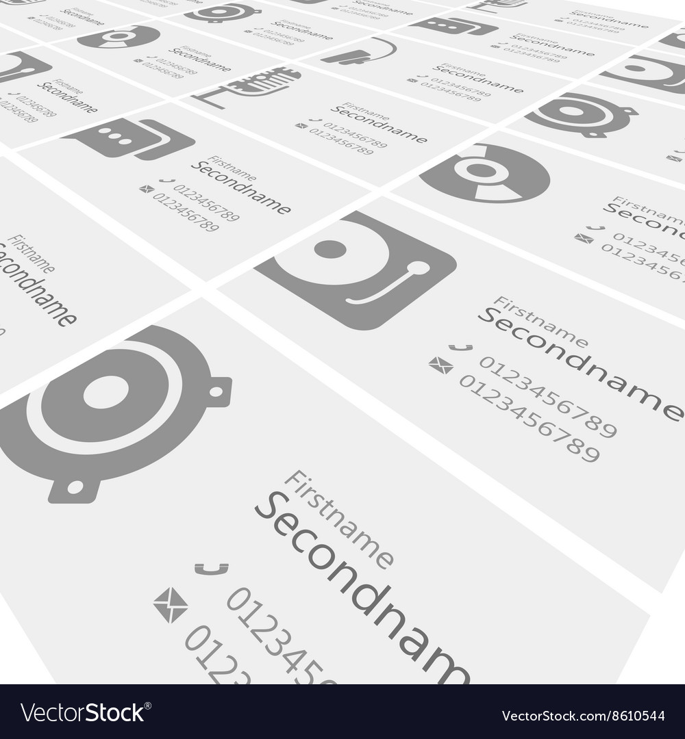 personal id card collection design template vector image on vectorstock personal id card template