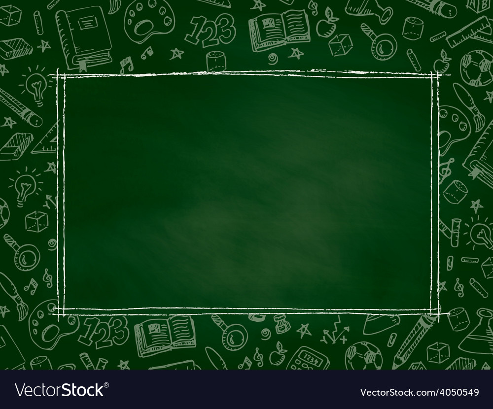 School Chalkboard Background