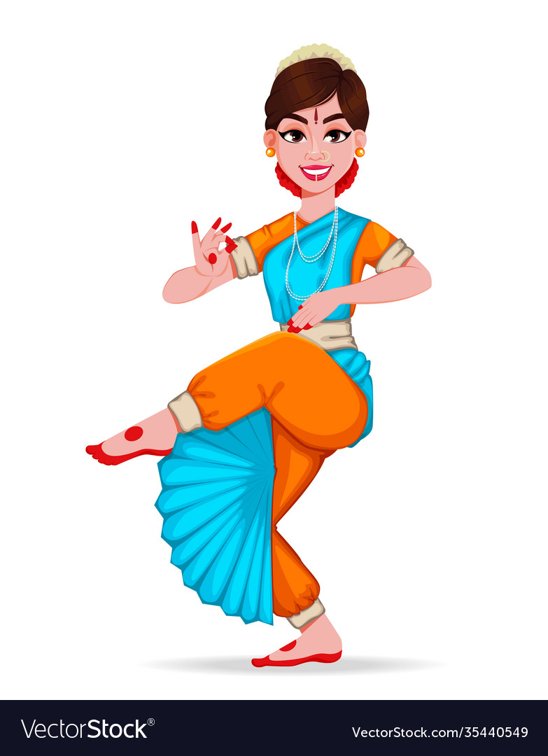 Beautiful Indian Girl Usable For Holidays Vector Image