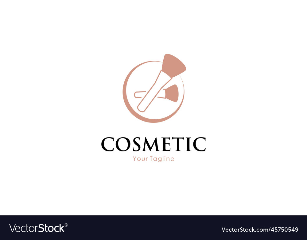 Beauty and cosmetic woman fashion logo Royalty Free Vector