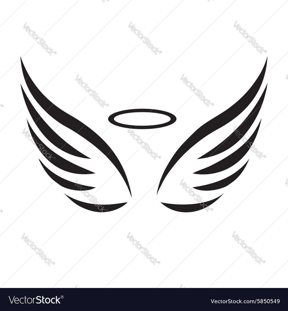 real angel wings clip art