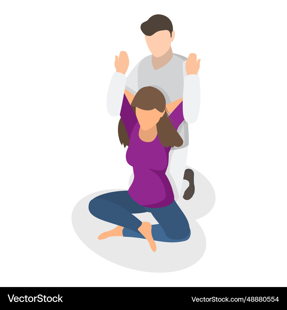 3d isometric flat Royalty Free Vector Image - VectorStock