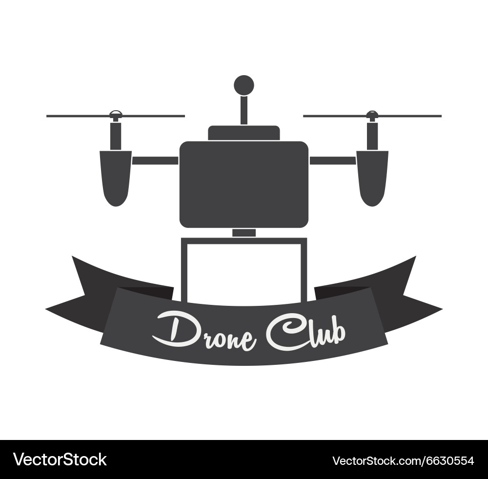 Drone technology design Royalty Free Vector Image
