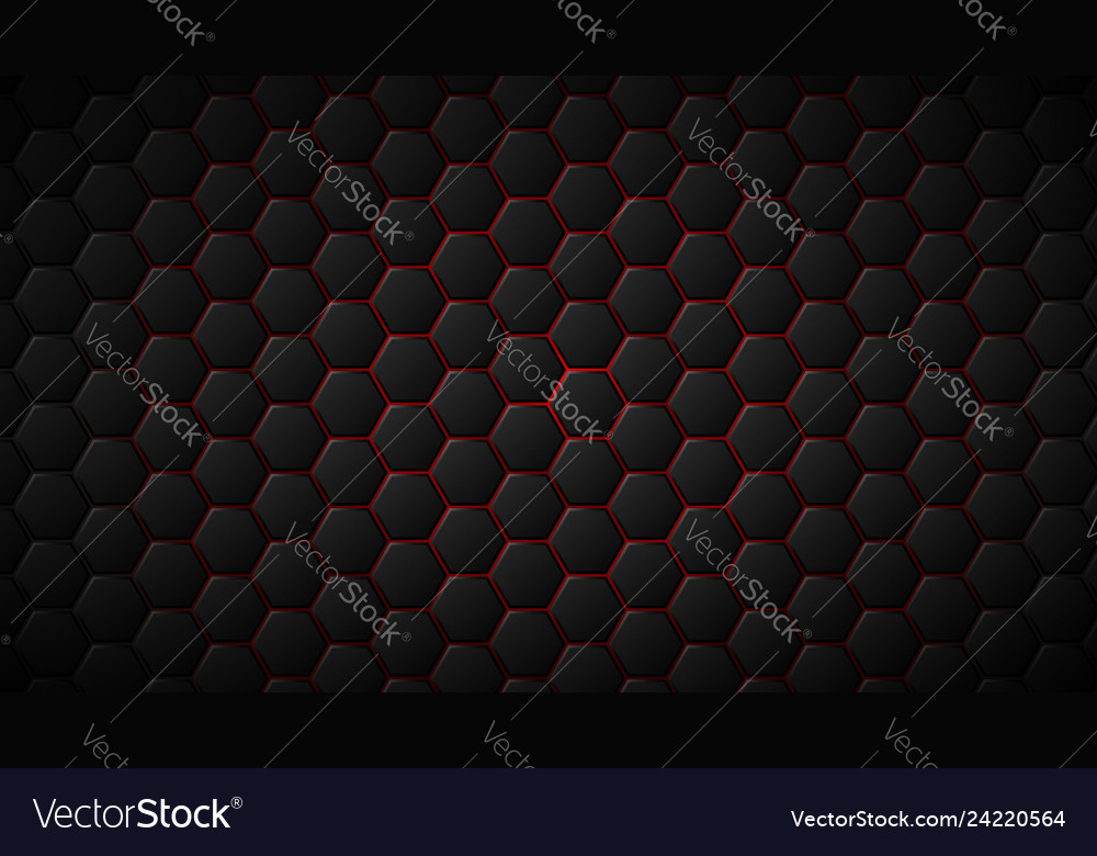 Abstract background of hexagons Royalty Free Vector Image