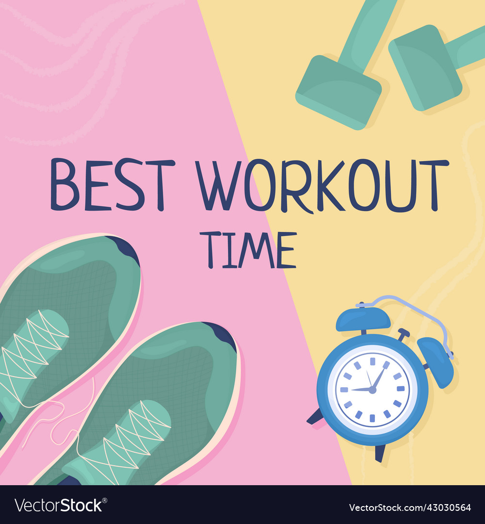 Best Workout Time Card Template Royalty Free Vector Image best-workout-time-card-template-royalty-free-vector-image