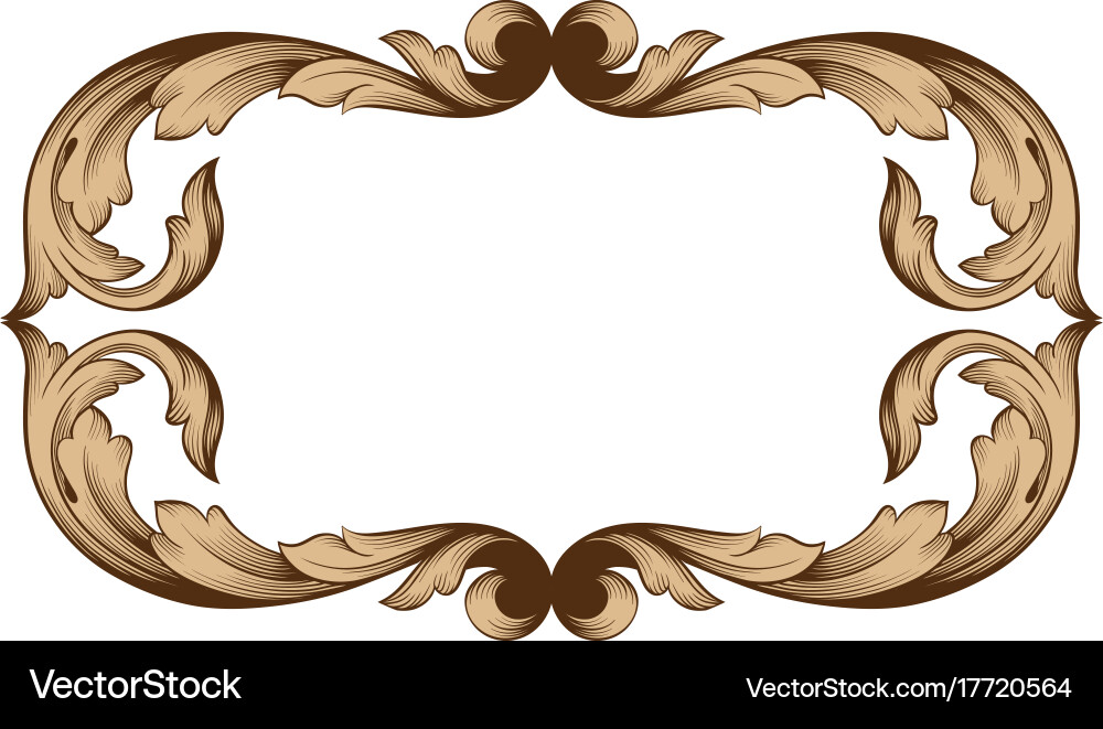 Classical baroque Royalty Free Vector Image - VectorStock