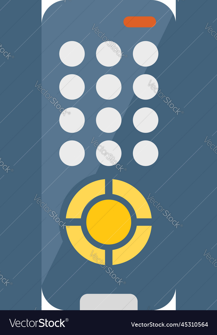 Remote control icon flat business center Vector Image