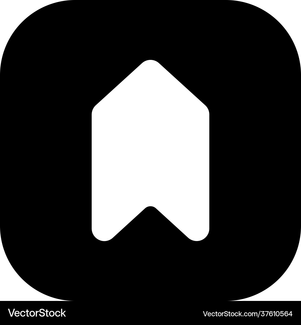 Upward arrow Royalty Free Vector Image - VectorStock