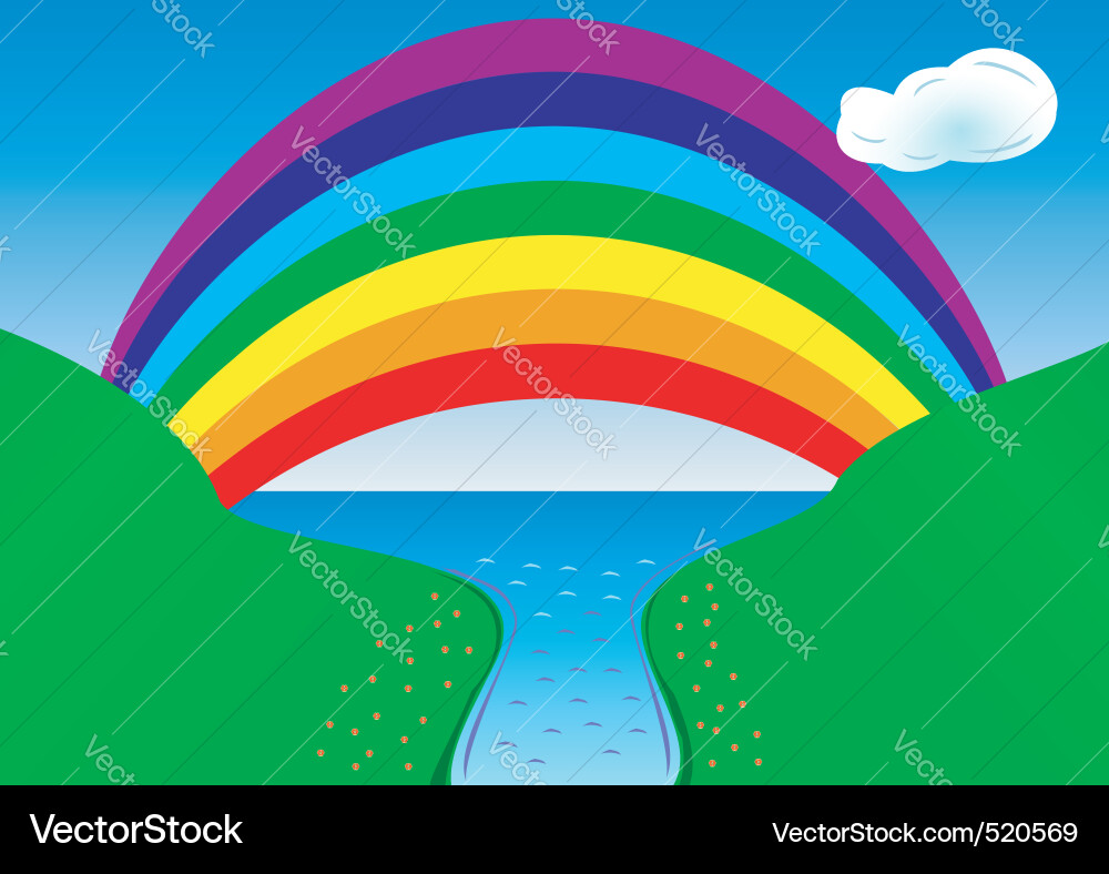 Rainbow Royalty Free Vector Image - VectorStock