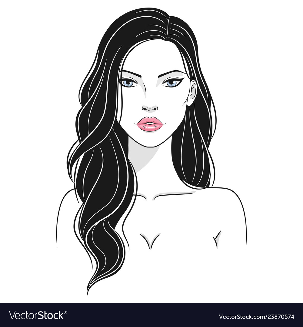 A Beautiful Young Nude Royalty Free Vector Image