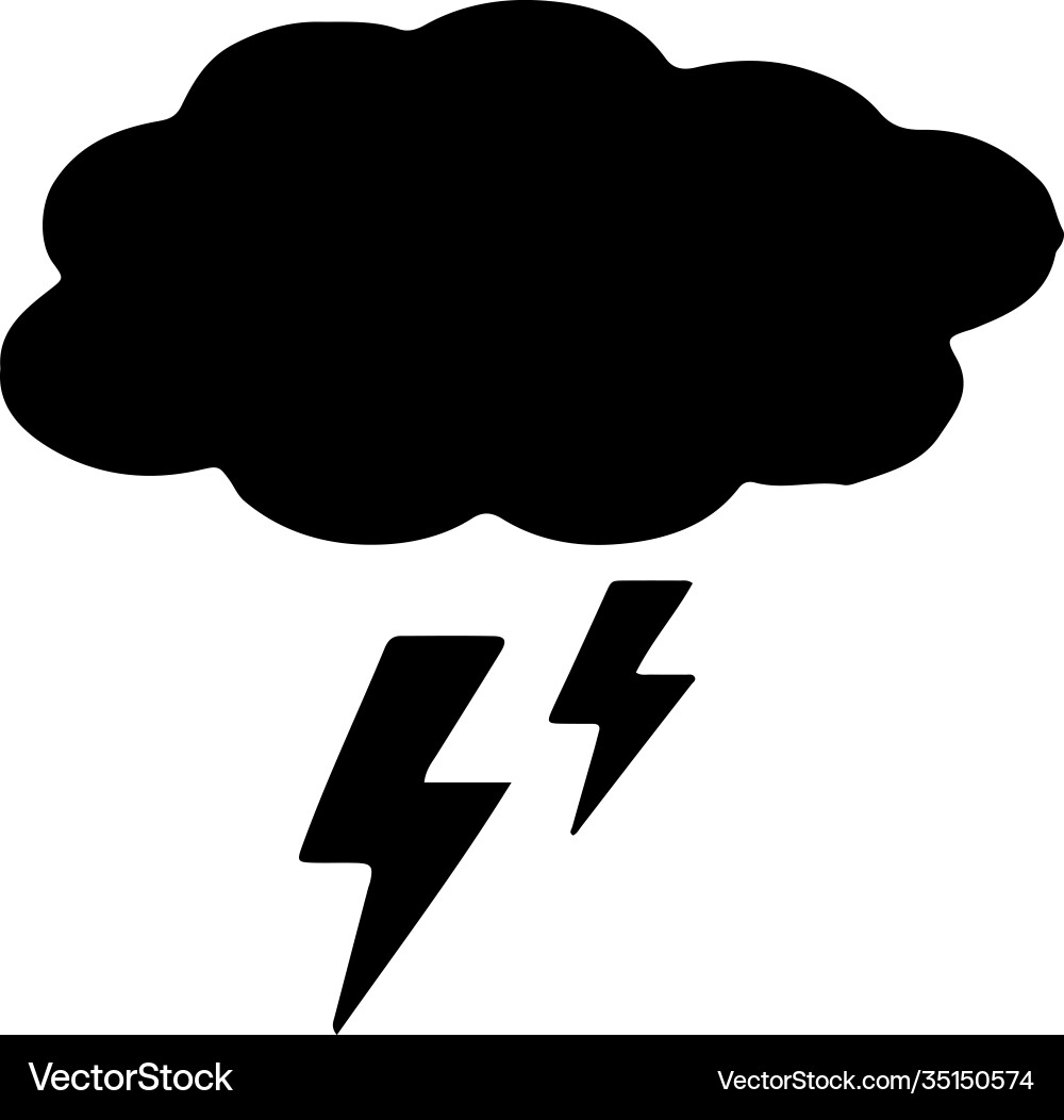 Cloud icon isolated on background Royalty Free Vector Image