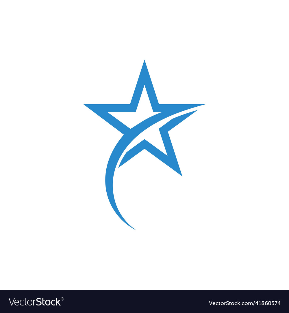 Star logo template Royalty Free Vector Image - VectorStock