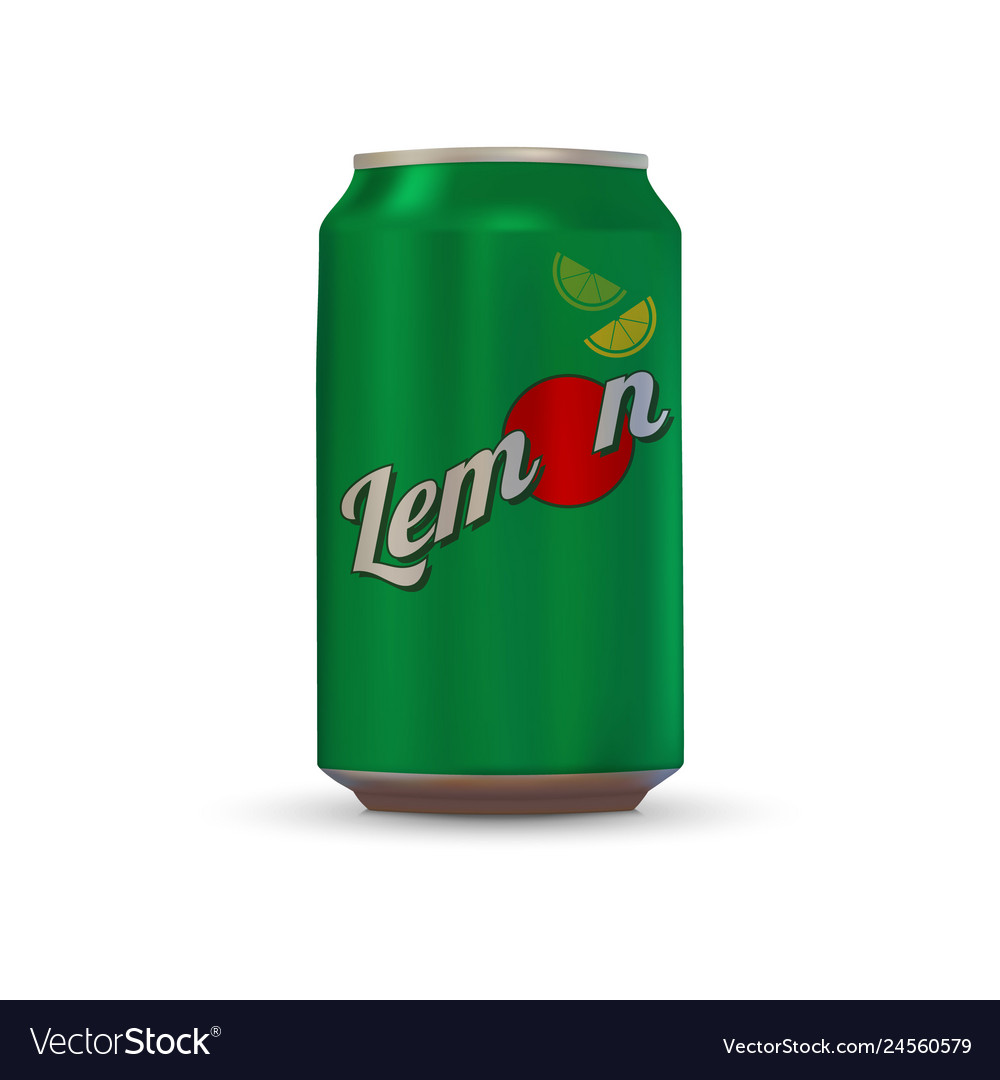 Soda aluminium can Royalty Free Vector Image - VectorStock