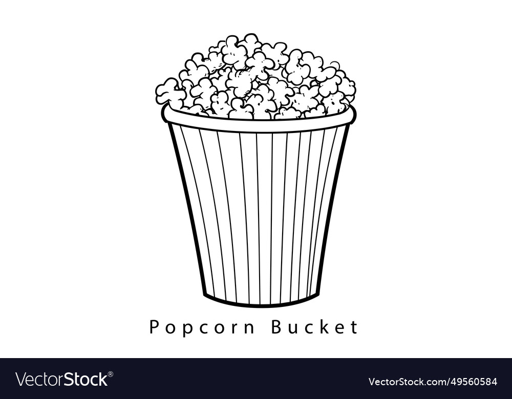 Popcorn snack icon Royalty Free Vector Image - VectorStock