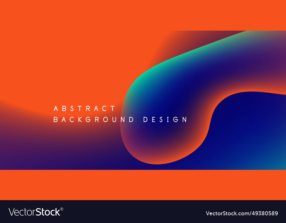 Fluid geometric background featuring Royalty Free Vector