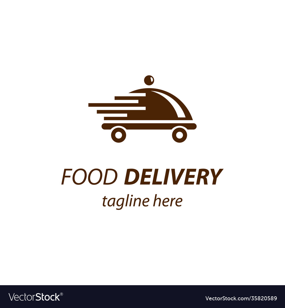 Food delivery logo images Royalty Free Vector Image