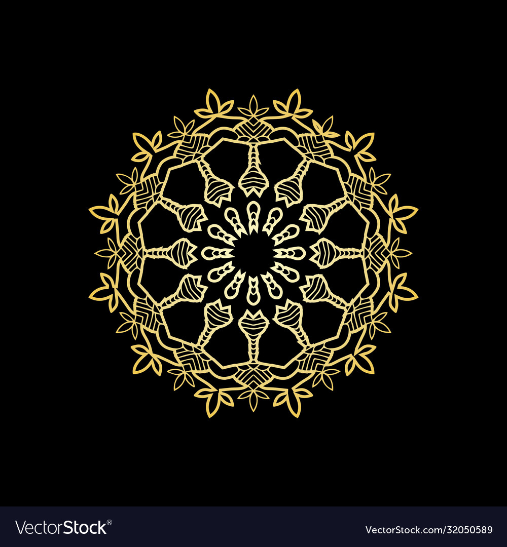 Mandala background image Royalty Free Vector Image