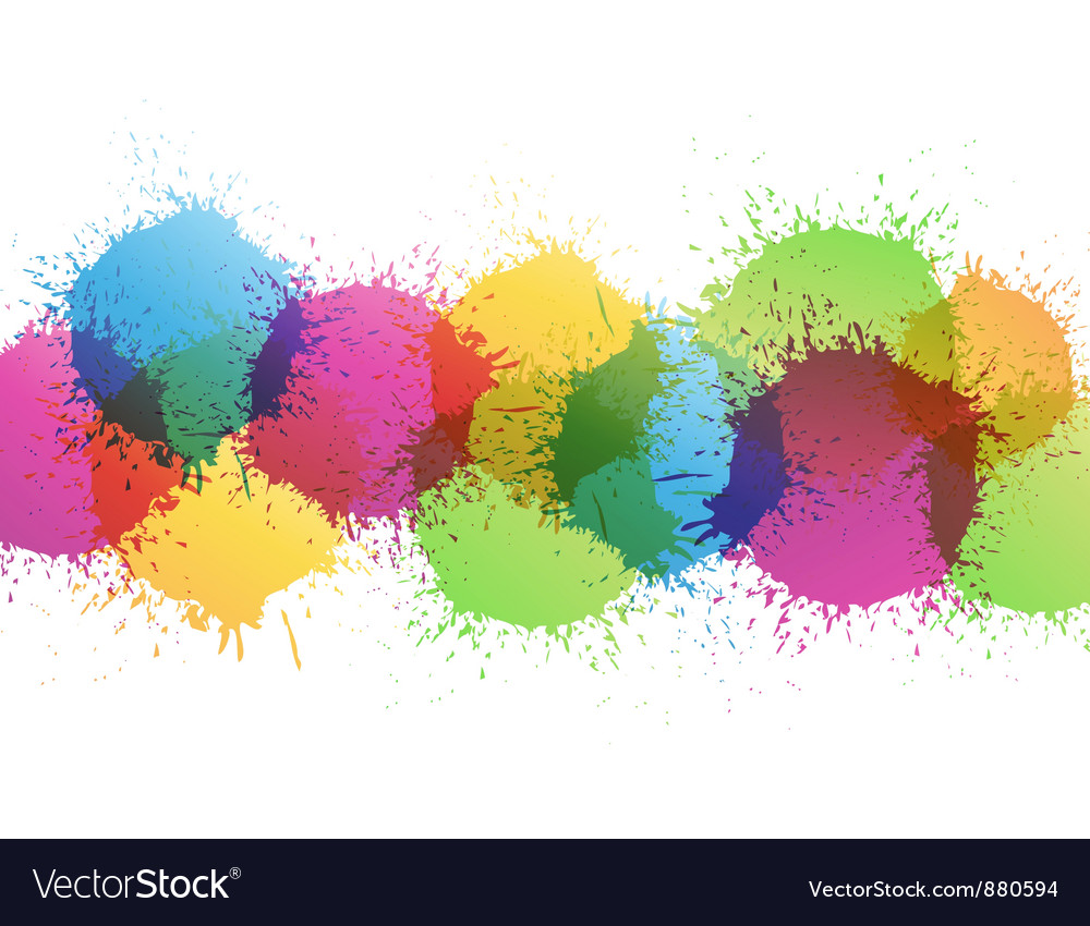 Color paint Royalty Free Vector Image VectorStock
