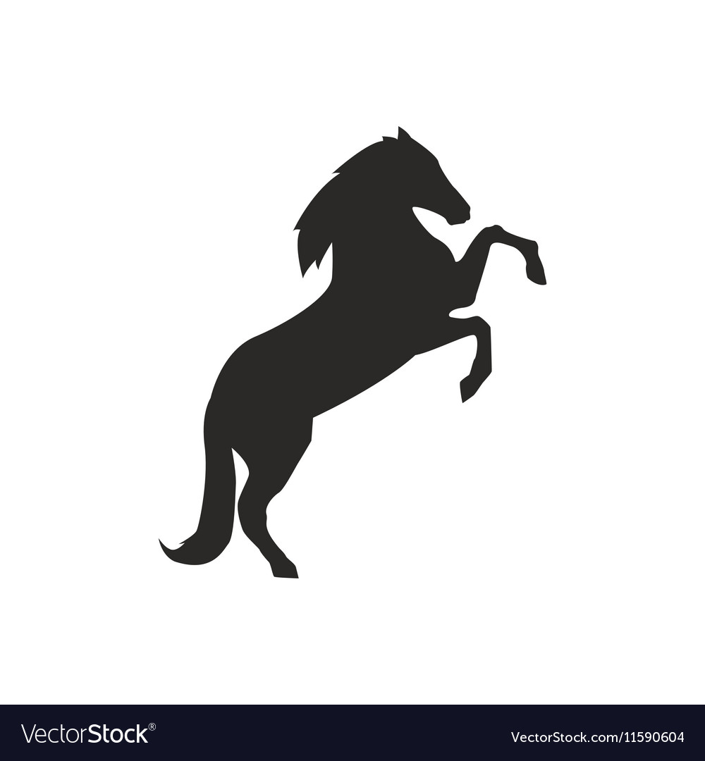 Horse silhouette Royalty Free Vector Image - VectorStock