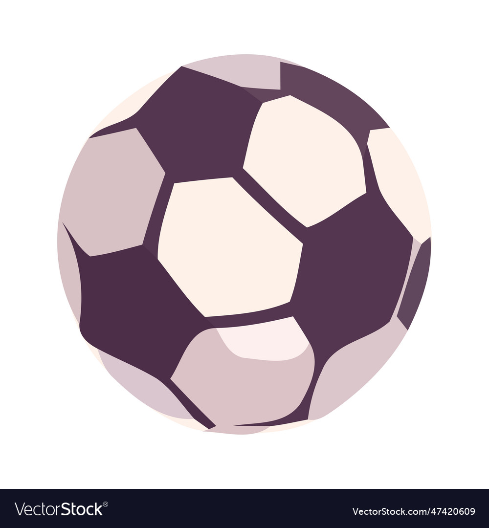 Soccer ball symbolizes competition Royalty Free Vector Image