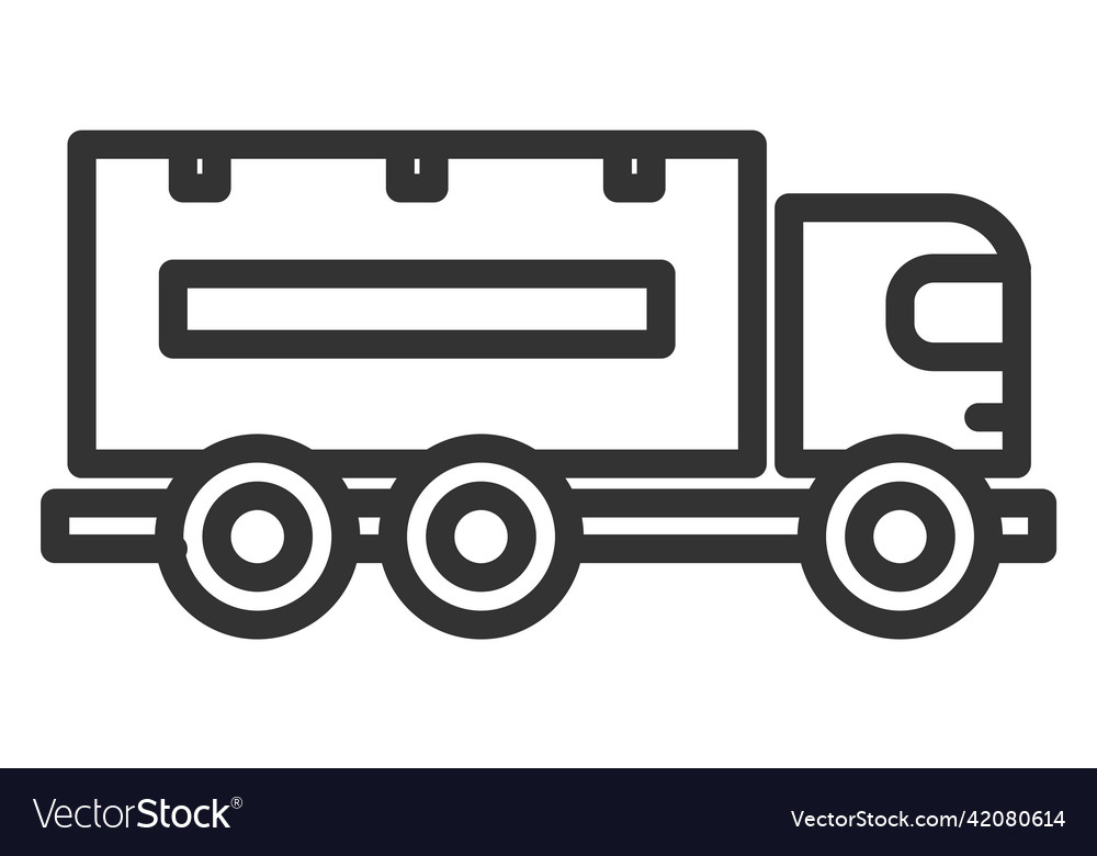 Cargo truck icon lorry sign shipping transport vector image Cargo truck icon lorry sign shipping transport