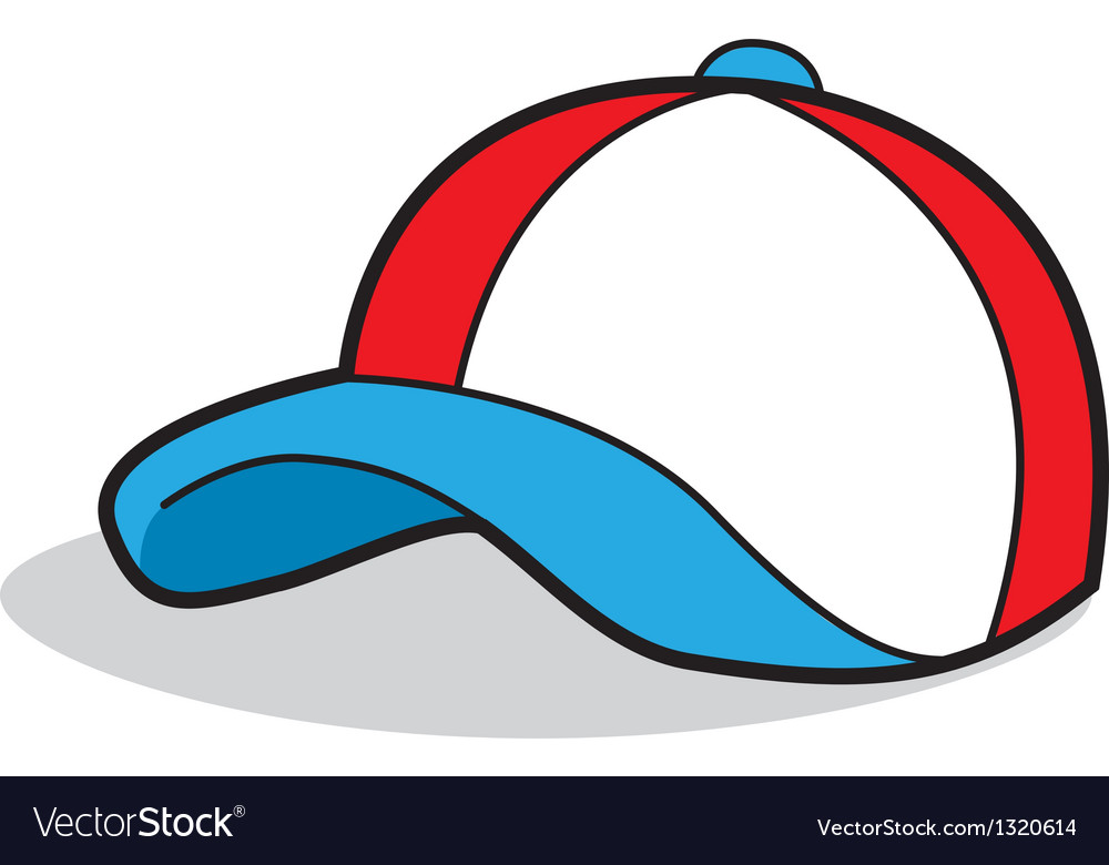 Cartoon Baseball Cap Royalty Free Vector Image