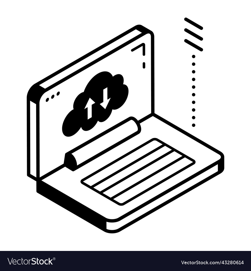 Cloud data Royalty Free Vector Image - VectorStock