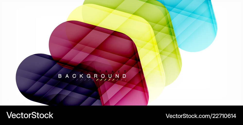 Colorful glossy arrows abstract background Vector Image