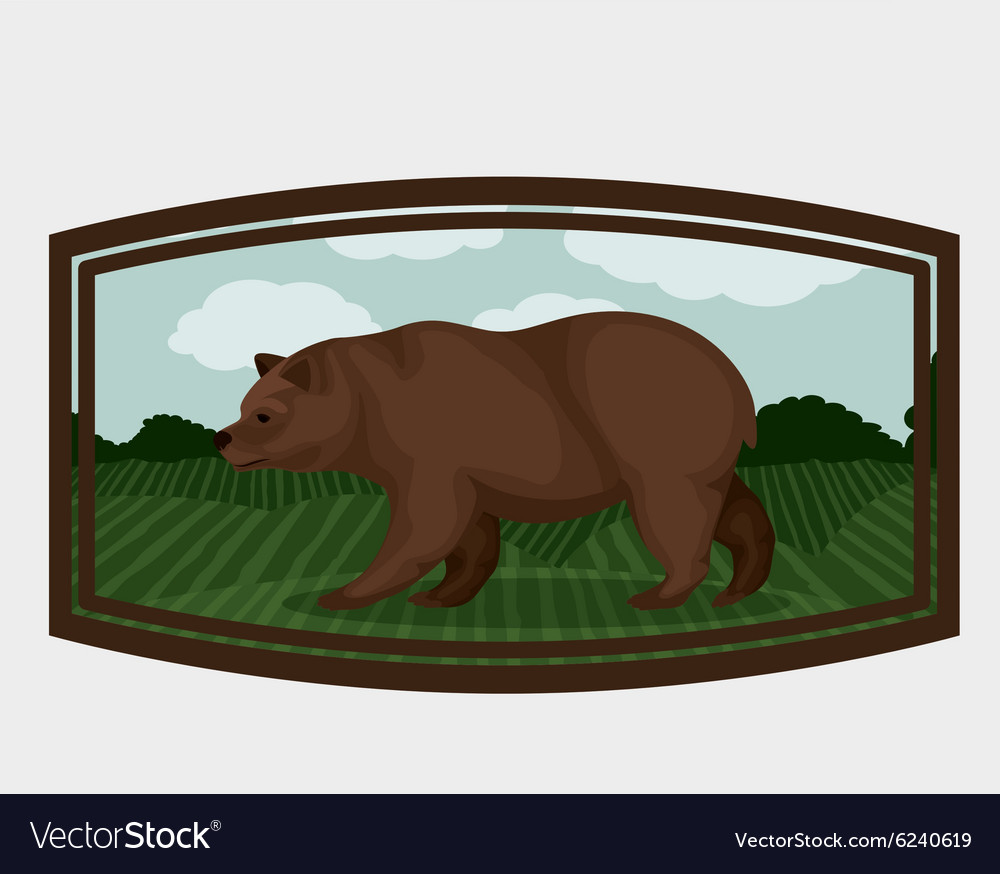 Bear design Royalty Free Vector Image - VectorStock