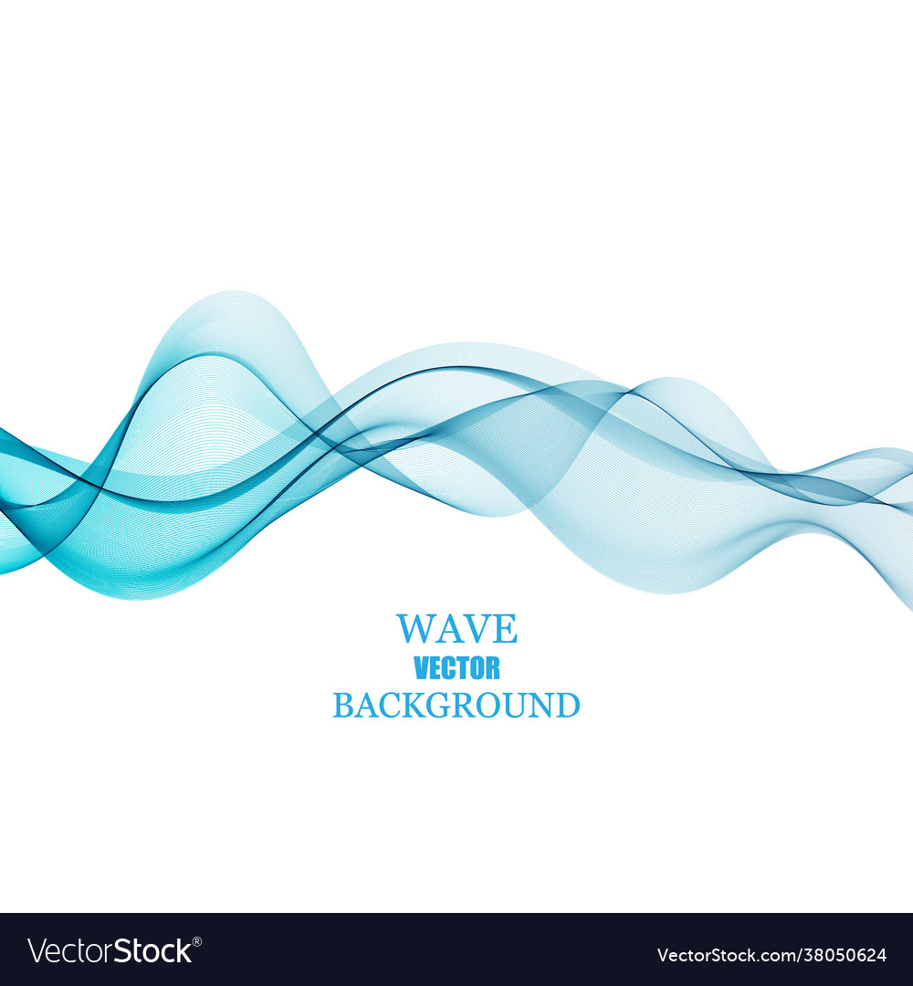 Abstract background with smooth color blue Vector Image
