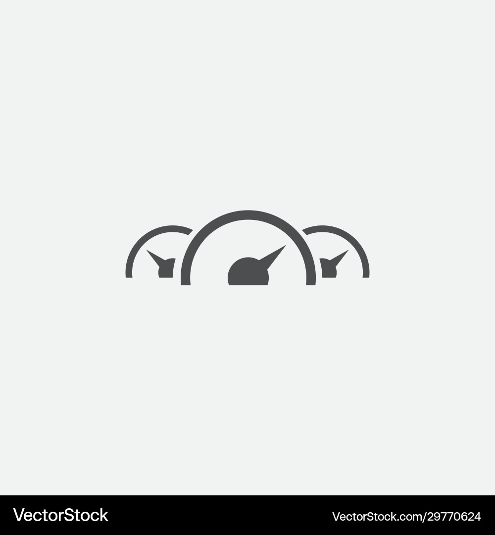 Speedometer icon Royalty Free Vector Image - VectorStock