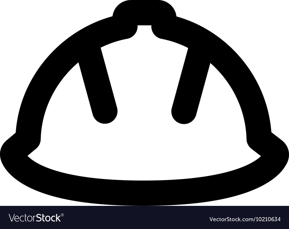 Download Builder Helmet Stroke Icon Royalty Free Vector Image