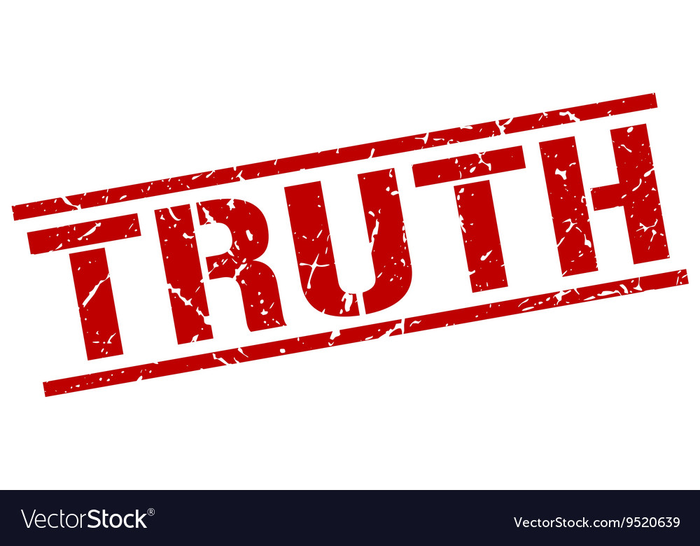 Truth stamp Royalty Free Vector Image - VectorStock