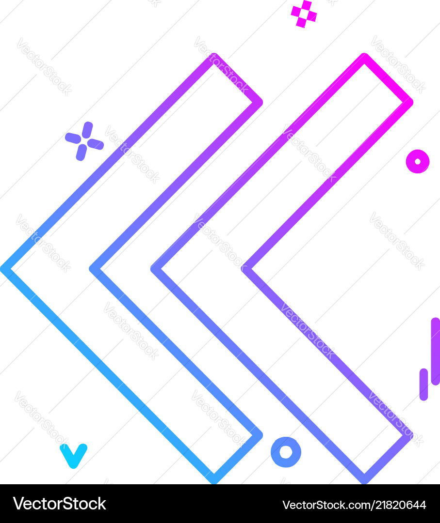 Arrows icon design Royalty Free Vector Image - VectorStock