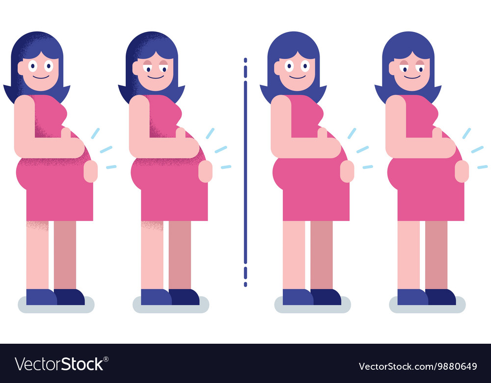 Pregnant Royalty Free Vector Image - Vectorstock