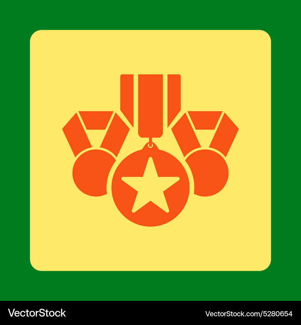 Awards icon from award buttons overcolor set Vector Image