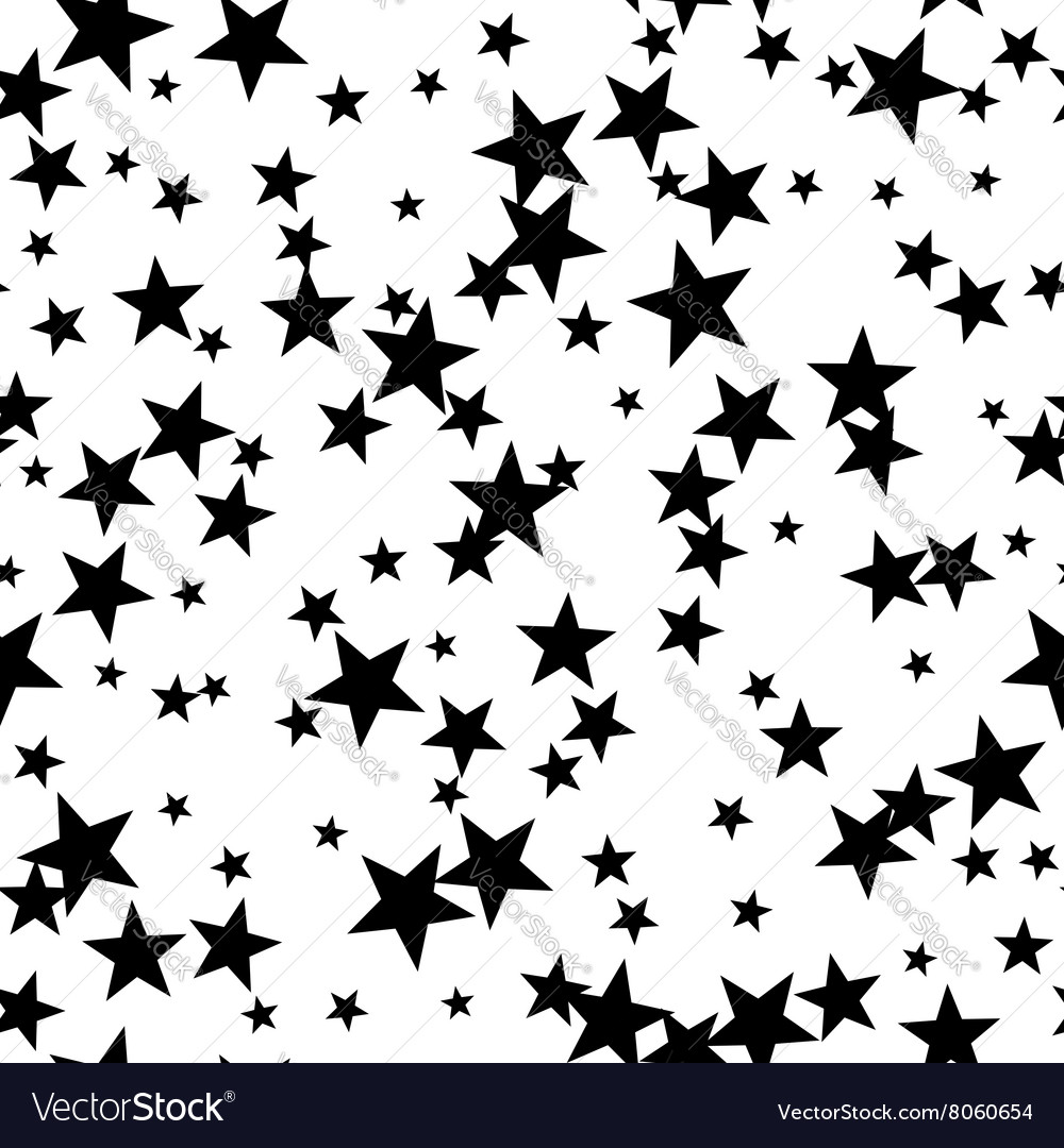 Seamless pattern with stars Royalty Free Vector Image