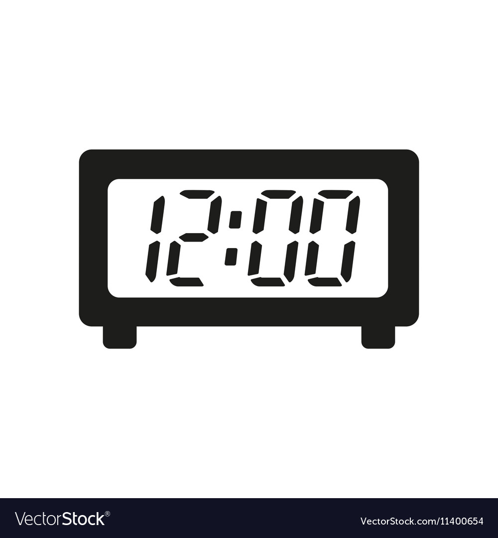 Time icon and watch timer symbol ui web Royalty Free Vector