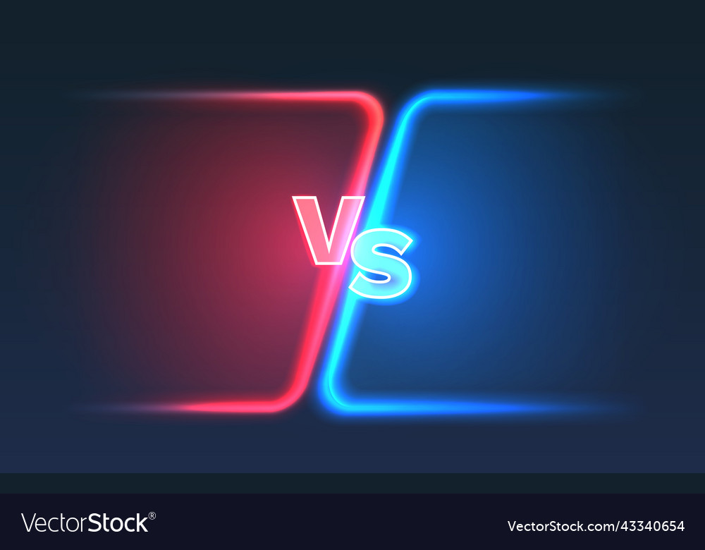 versus-game-cover-banner-sport-vs-team-concept-vector-image