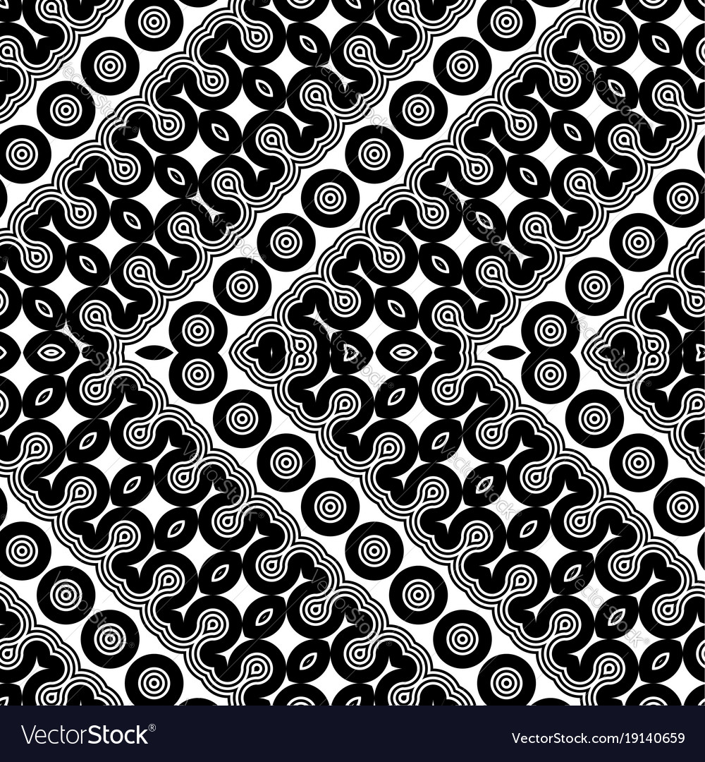 Design seamless monochrome zigzag pattern Vector Image