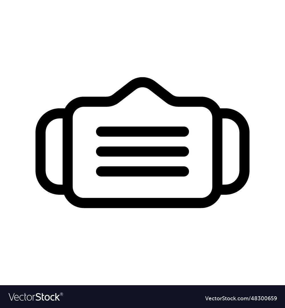 Mask icon Royalty Free Vector Image - VectorStock