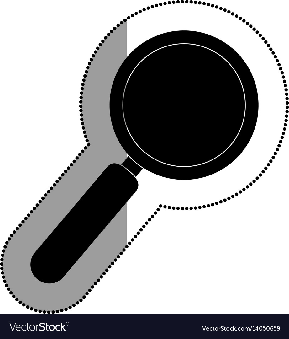 Search magnifying glass icon Royalty Free Vector Image