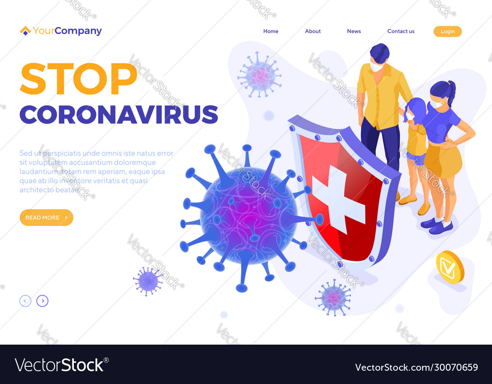 Stop 2019-ncov covid-19 coronavirus Royalty Free Vector