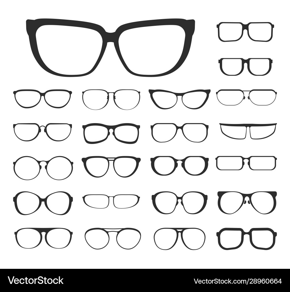 different styles of glasses frames