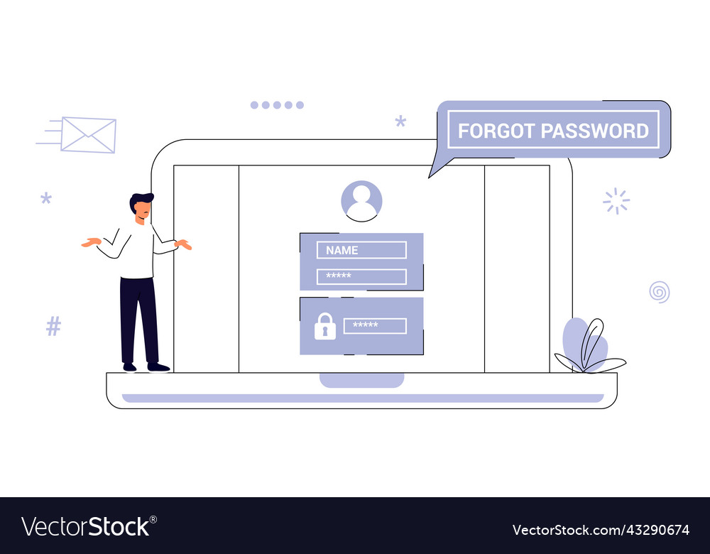 Forgot the password key account access blocked