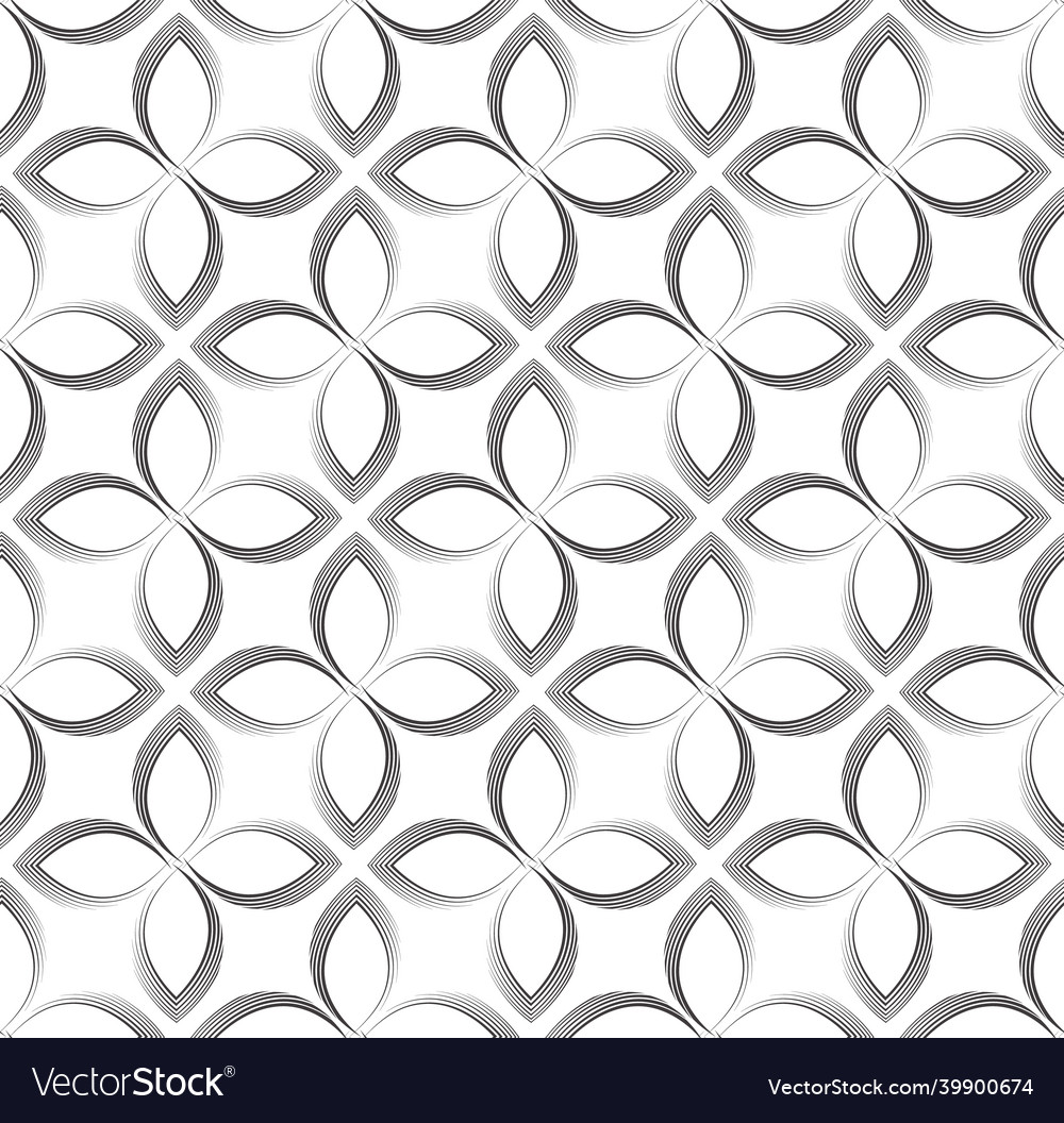 Simple seamless pattern of intertwined Royalty Free Vector