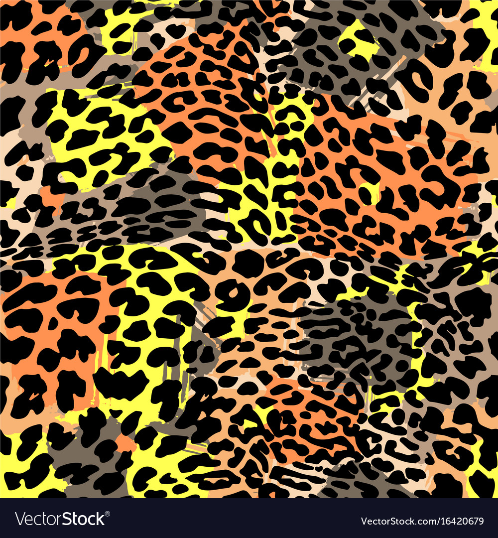 Fashion leopard exotic seamless pattern