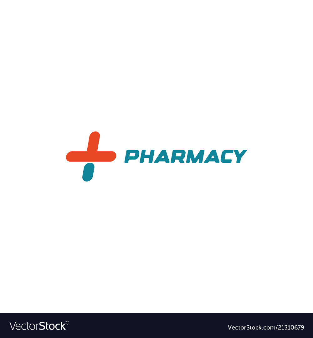 Medical cross health logo icon Royalty Free Vector Image