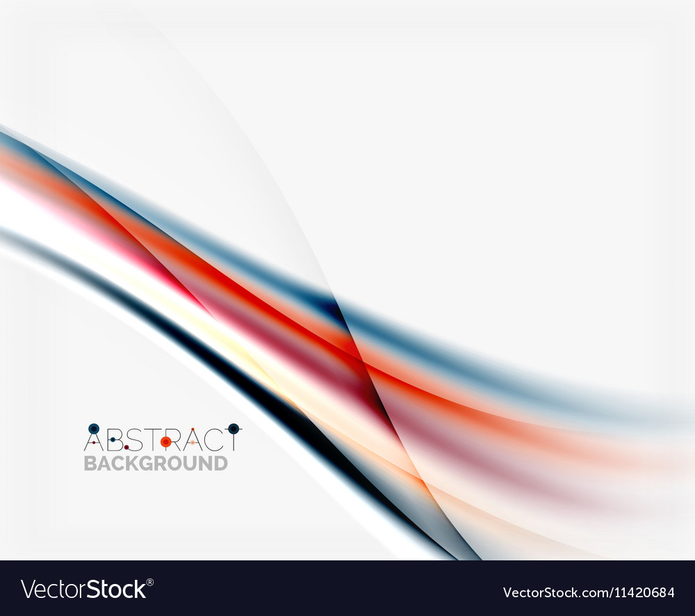 Blurred Wave Motion Royalty Free Vector Image - Vectorstock